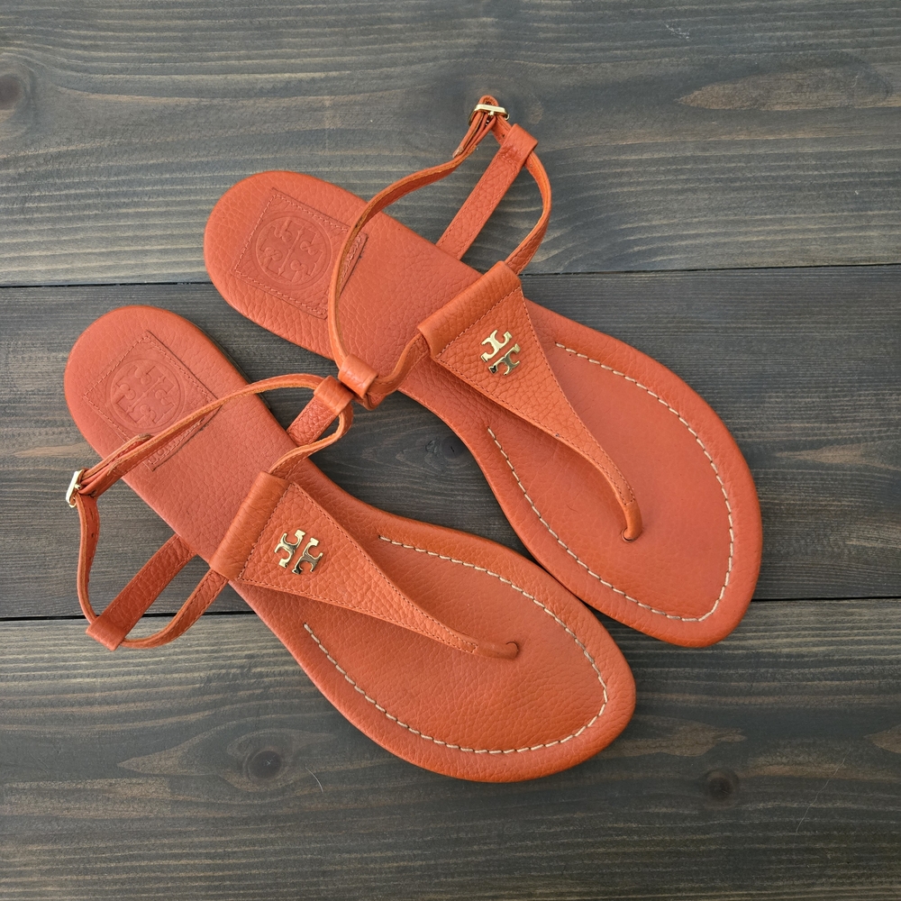 Tory Burch Bold Orange Sandals